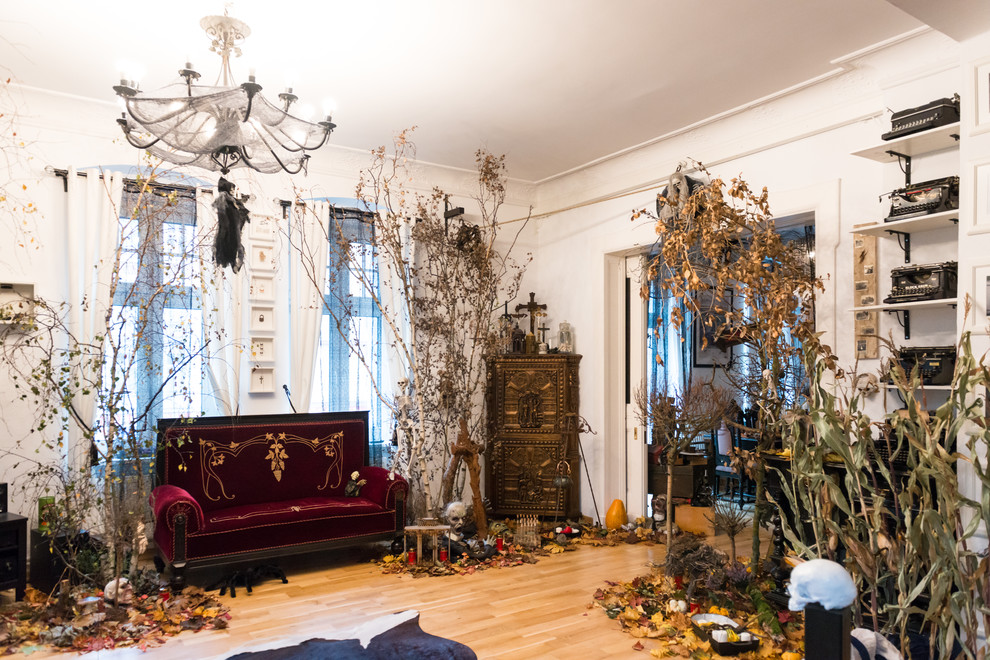 Houzz Германия: Шоу ужасов в одной готической квартире перед Хеллоуином