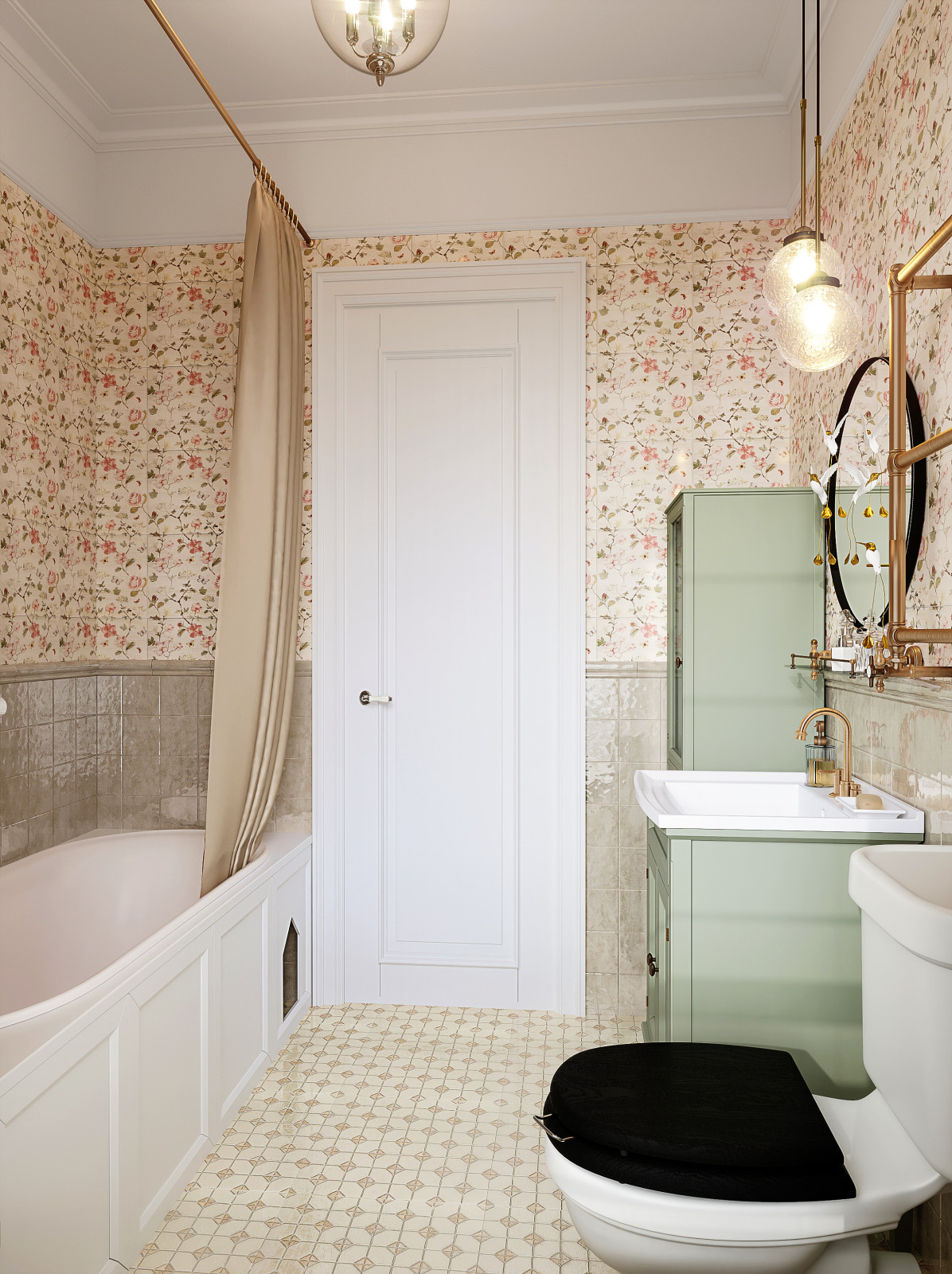 Проект интерьера 4-комнатной квартиры 115 кв.м в ЖК «Черняховского 19»