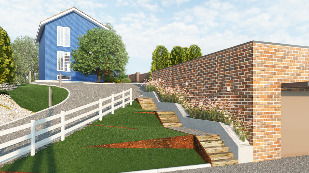 Обложка проекта: Ландшафтный проект, организация участка.