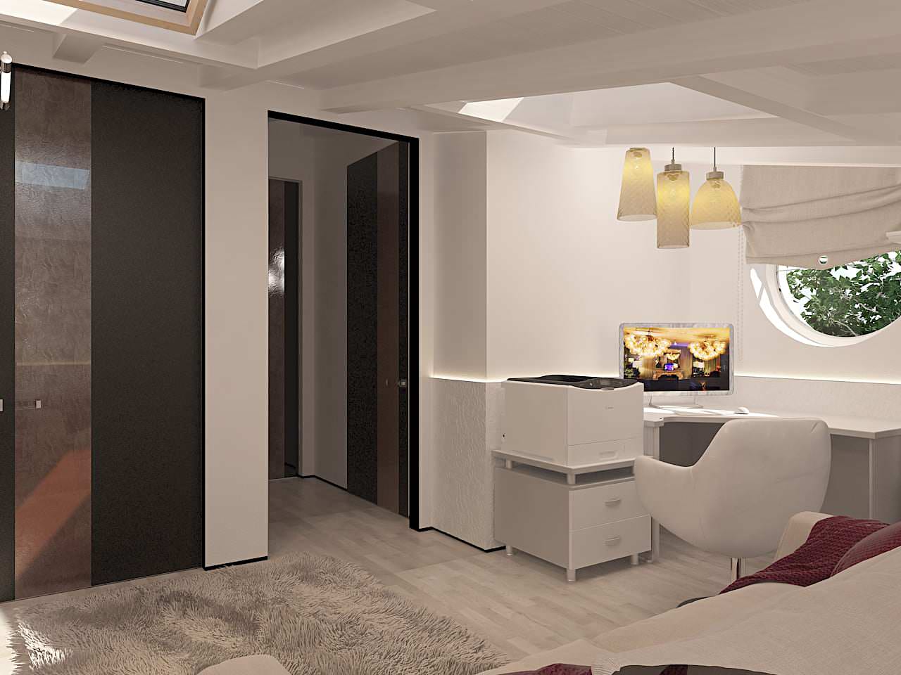 Двухэтажная квартира. Милан, Италия