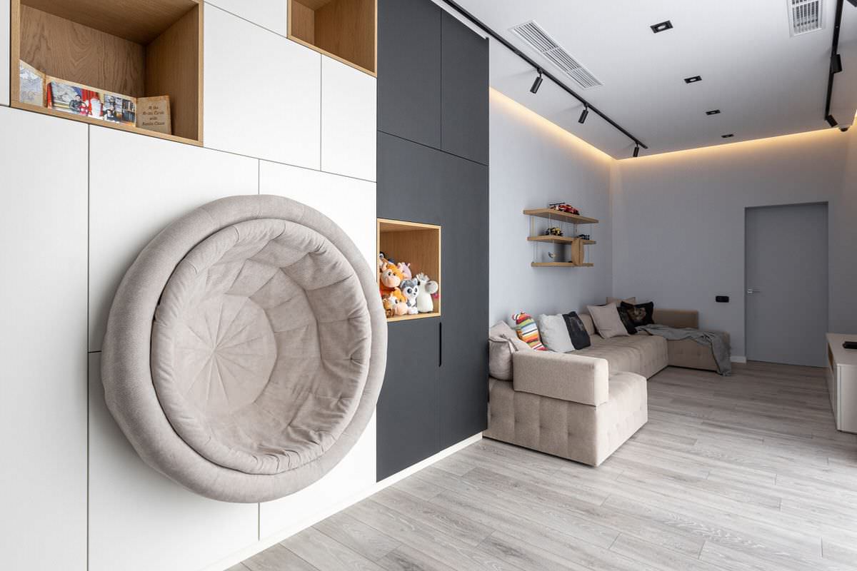 Детская комната в светлых тонах