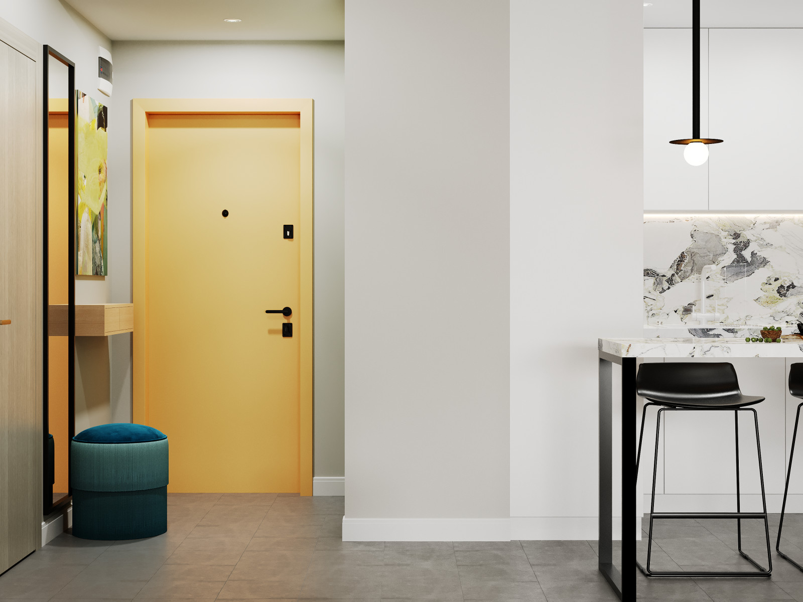 Дизайн-проект однокомнатной квартиры