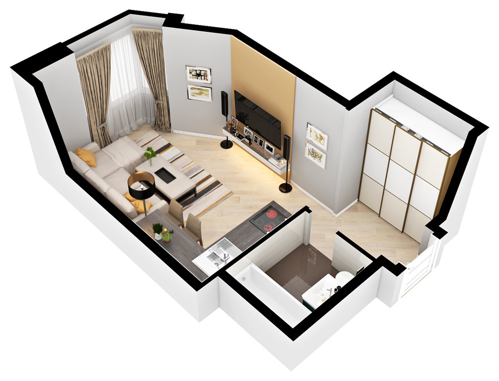 3D планировки от студии "Уютная Квартира"