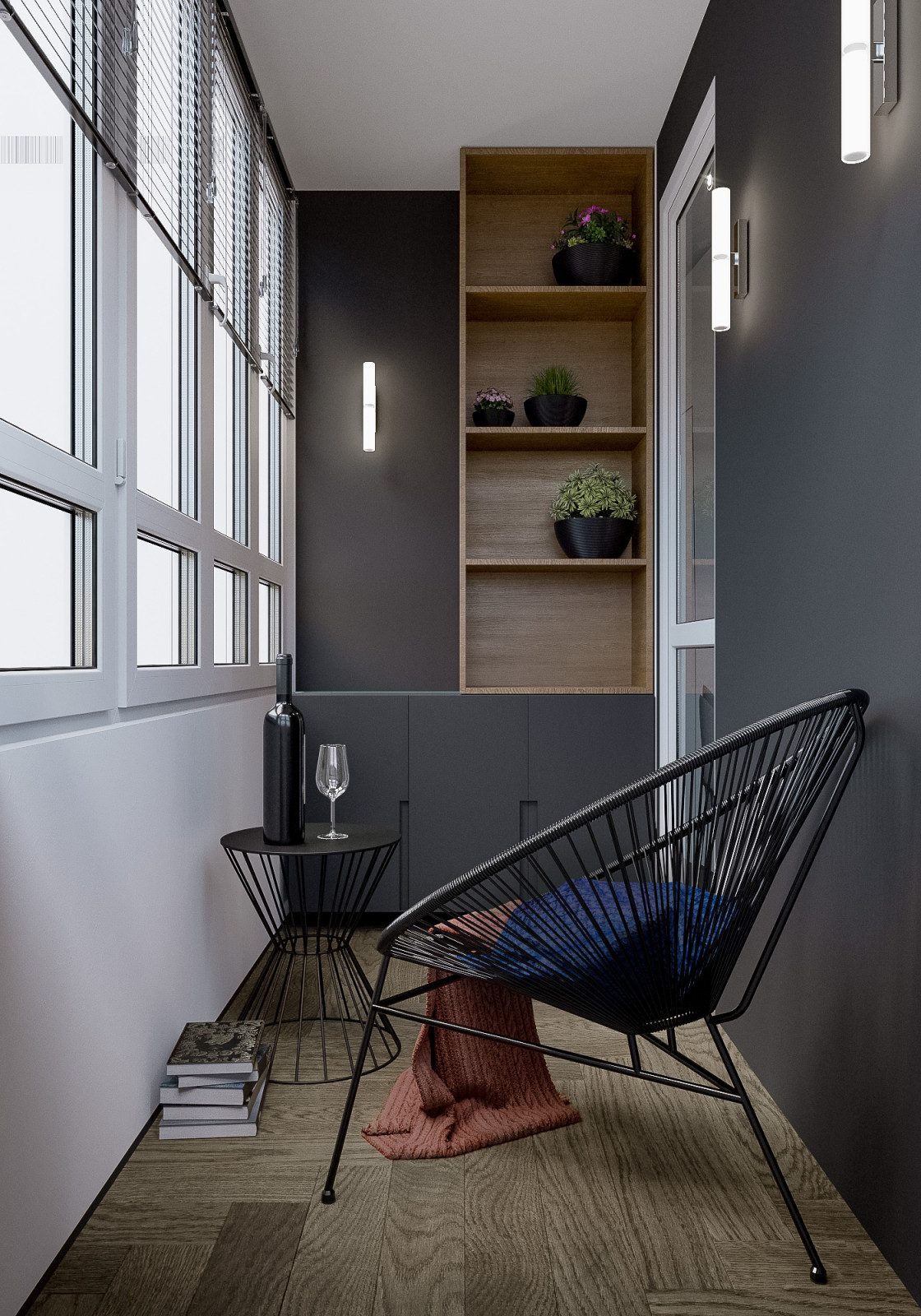 Квартира в современном стиле с элементами Лофт