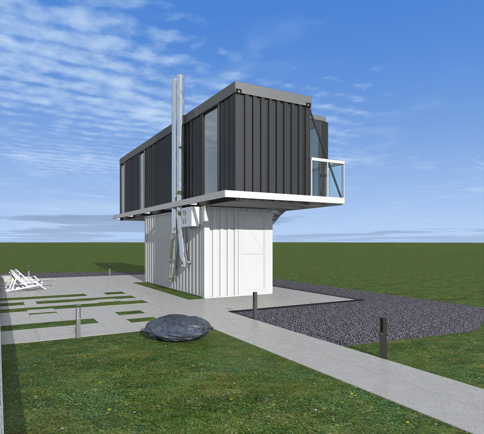 Малый гостевой дом из грузовых морских контейнеров