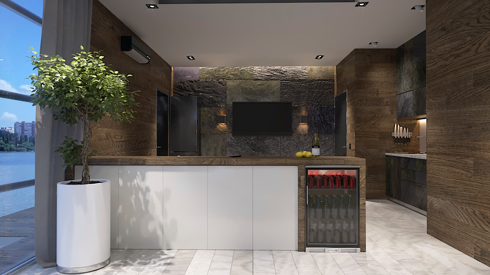 Беседка на берегу реки Кубань