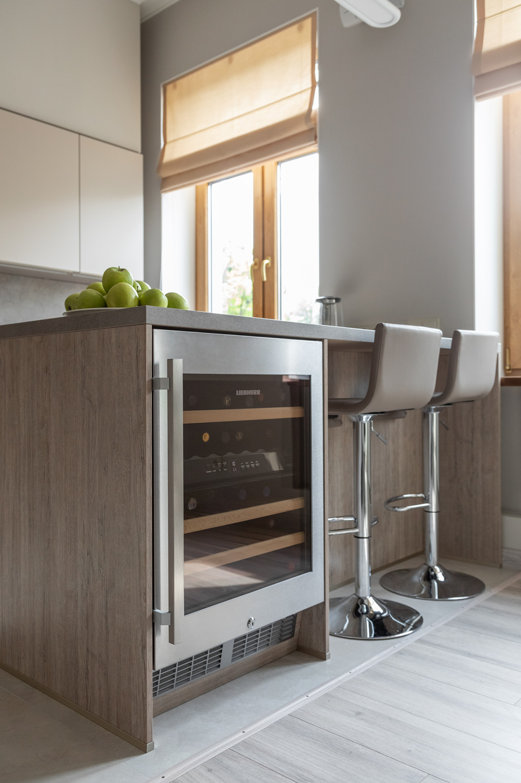 Интерьер двухуровневой квартиры в Калининграде.