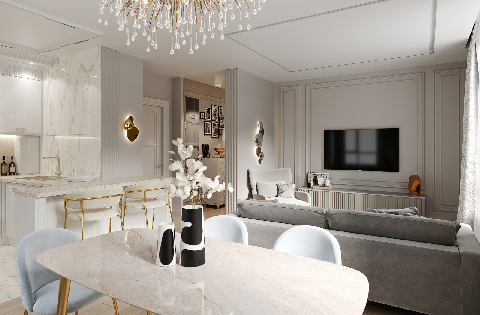 Дизайн проект квартиры "Современные тенденции"