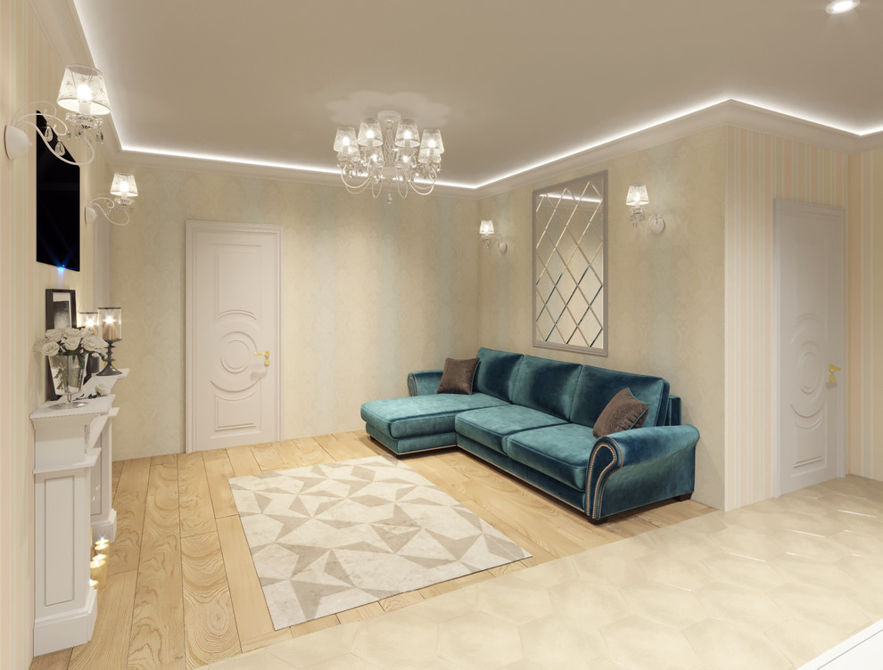 Квартира с современном классическом стиле, 93 кв.м.