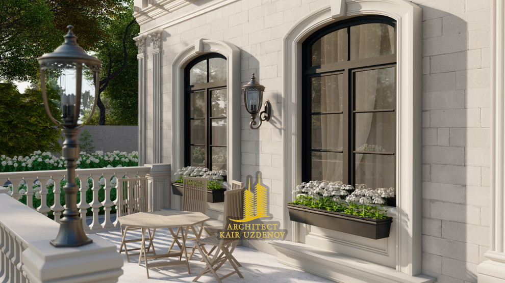 Проект дома в стиле Французский ренесанс