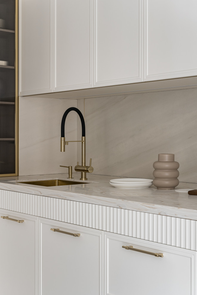 Фото кухни-гостиной в ЖК Ньютон