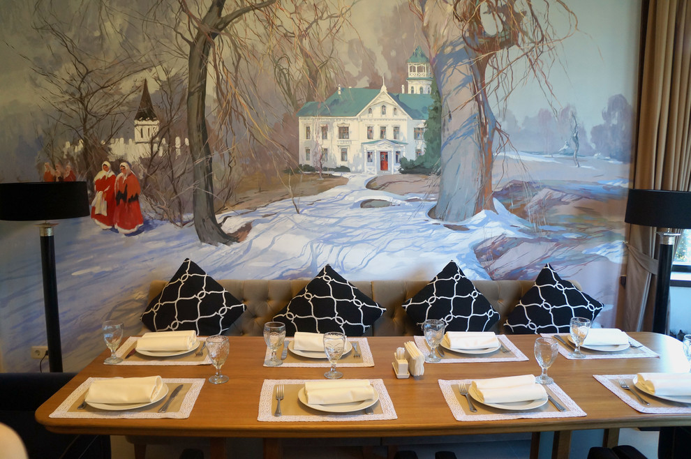 Ресторан "Ладога" роспись VIP зала