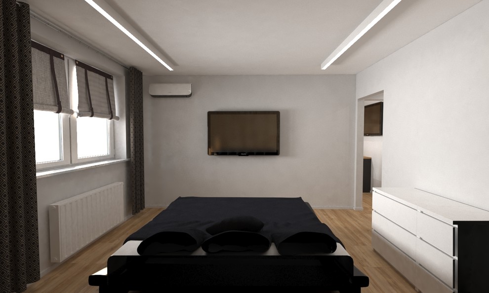 Современный дизайн квартиры в центре Тюмени для молодого человека.