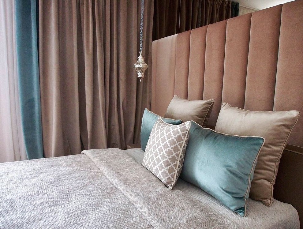 Шторы для загородного дома в КП Красные Пруды