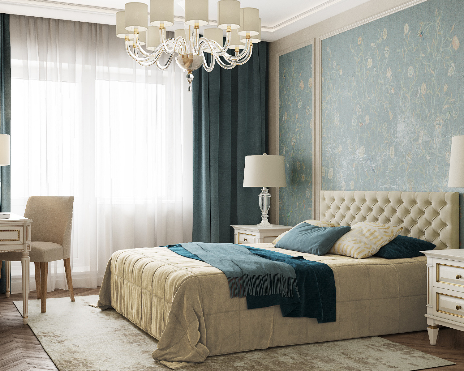 Дизайн квартиры в неоклассическом стиле