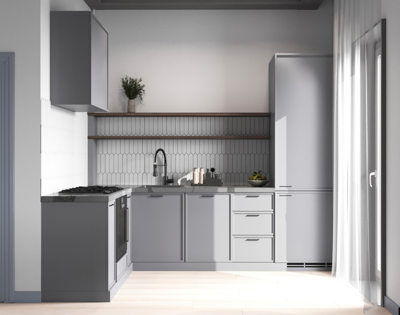 Таунхаус Совушки Кухня-гостиная, прихожая