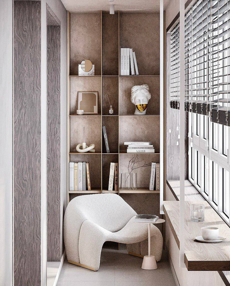 Минималистичная квартира в стиле джапанди, 100 м2