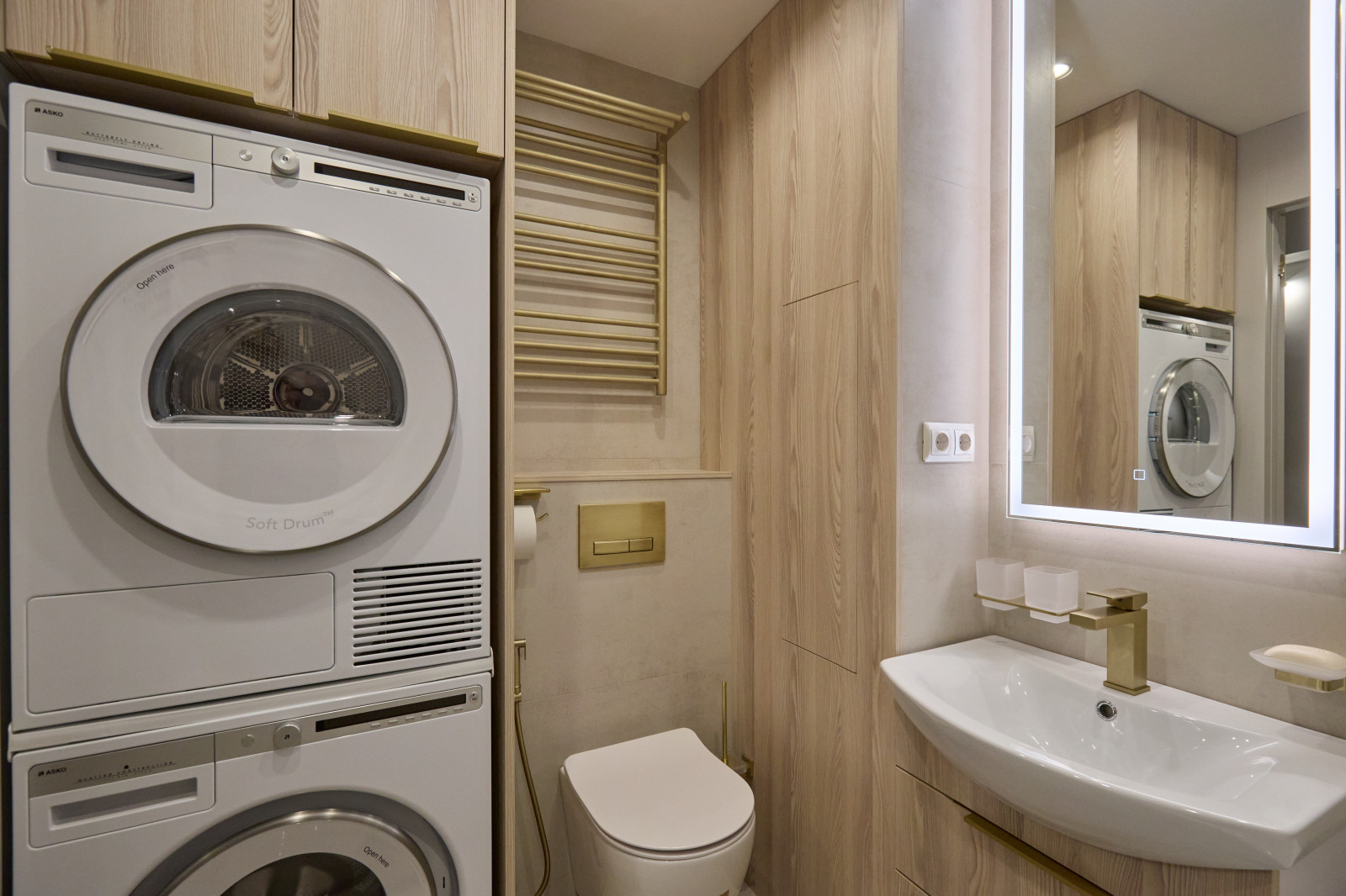 Прачечная в ванной