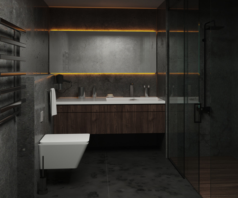 Обложка проекта: 3д визуализация ванной комнаты