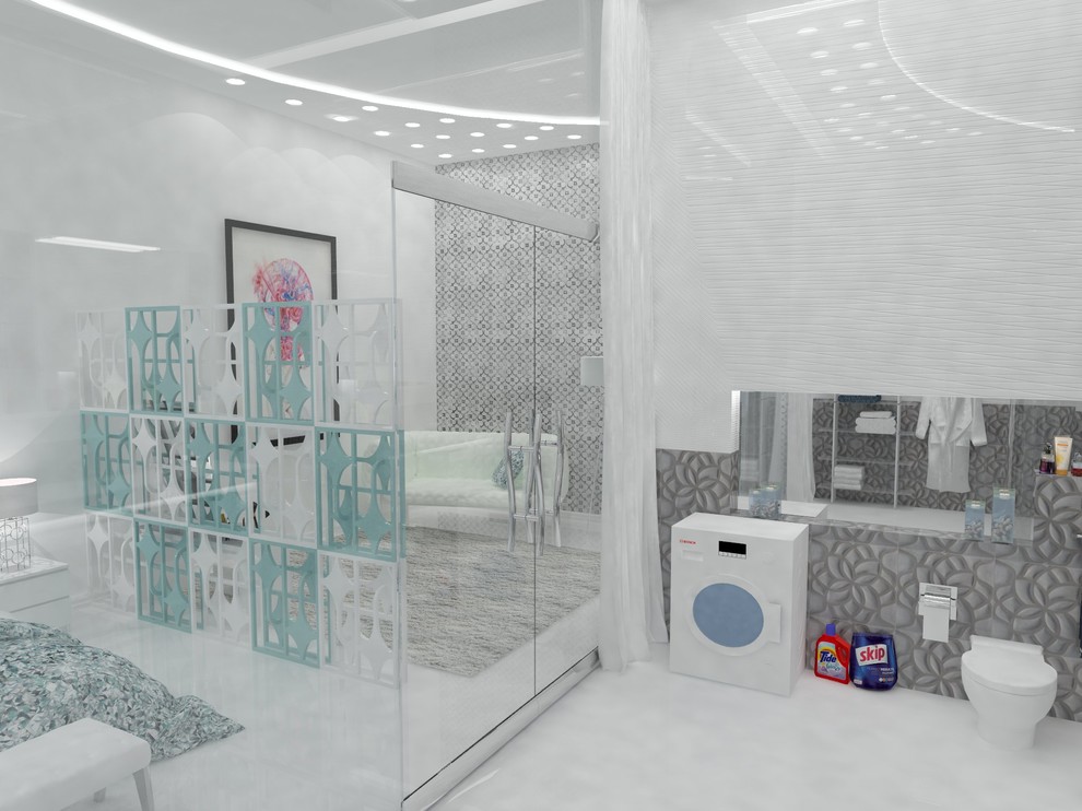 Спальня объединенная с сан злом