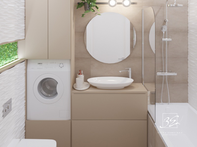 Двухкомнатная квартира-студия 45 кв.м в ЖК "SCANDIS" в современном стиле