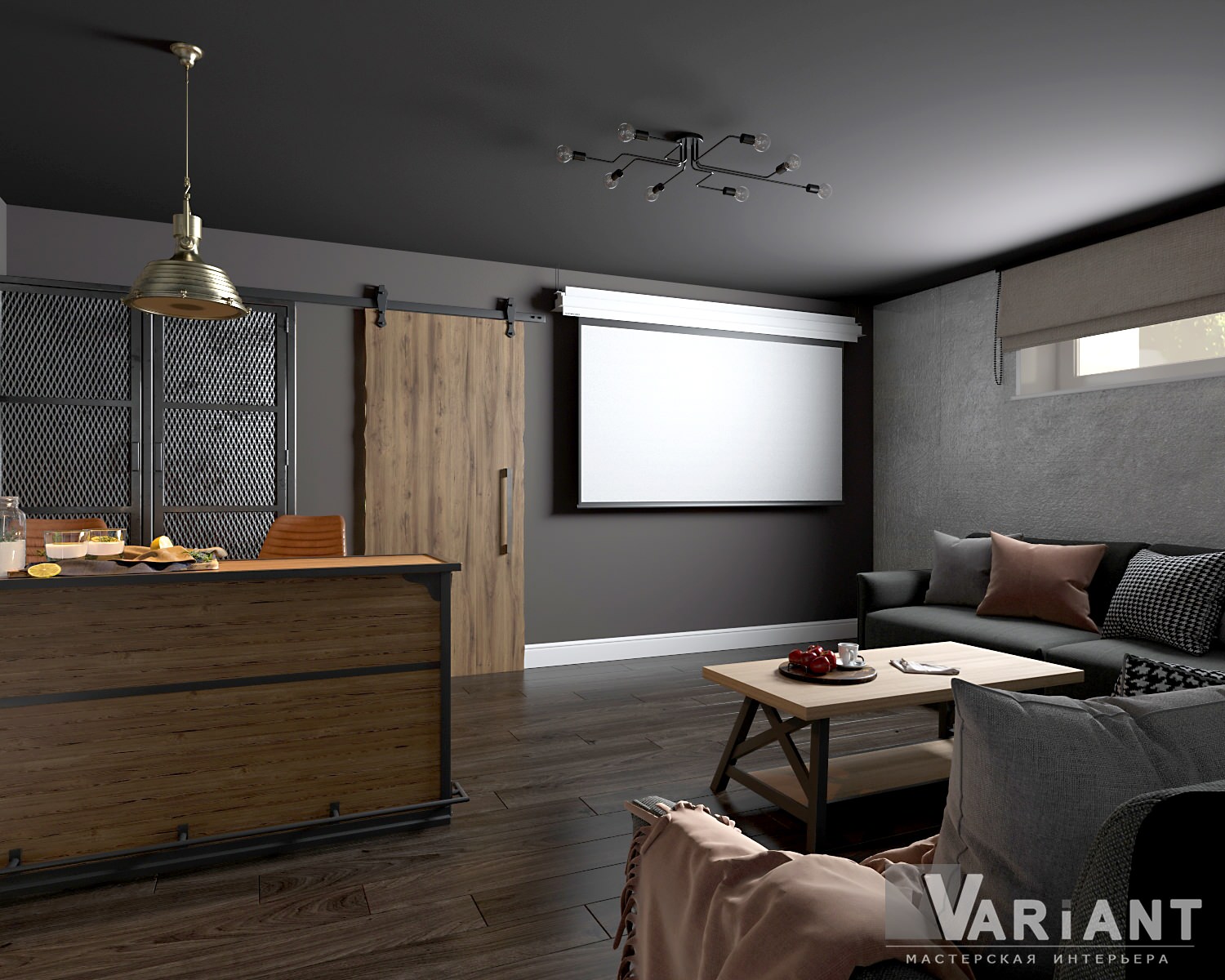 Гостевая комната в подвальном этаже