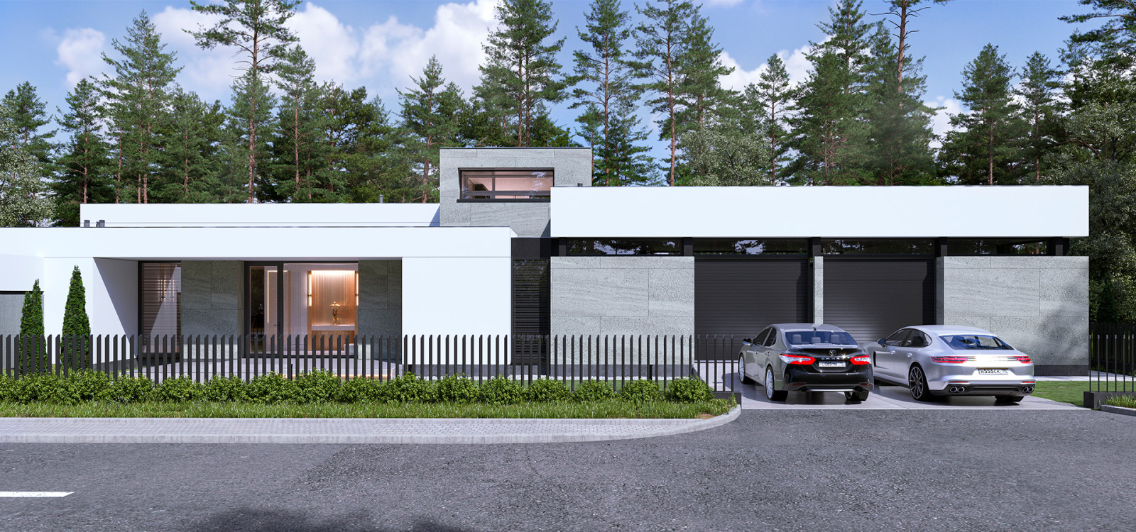 Частный дом в стиле "Хай-тек"