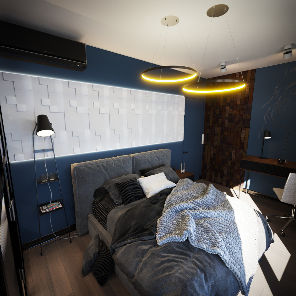 Необычная квартира с цветными радиаторами