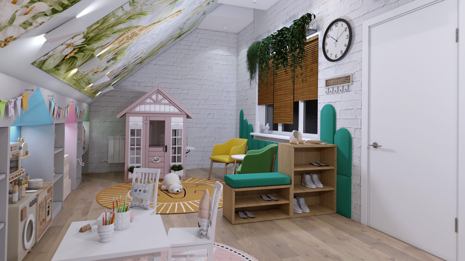 Детская комната Джунгли