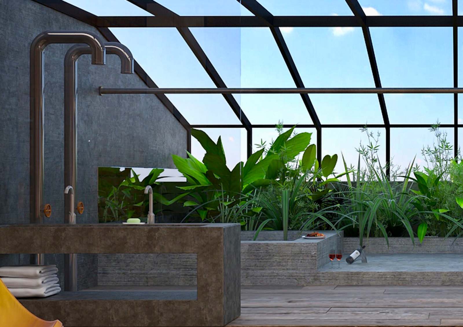 Пентхаус на мансардном этаже