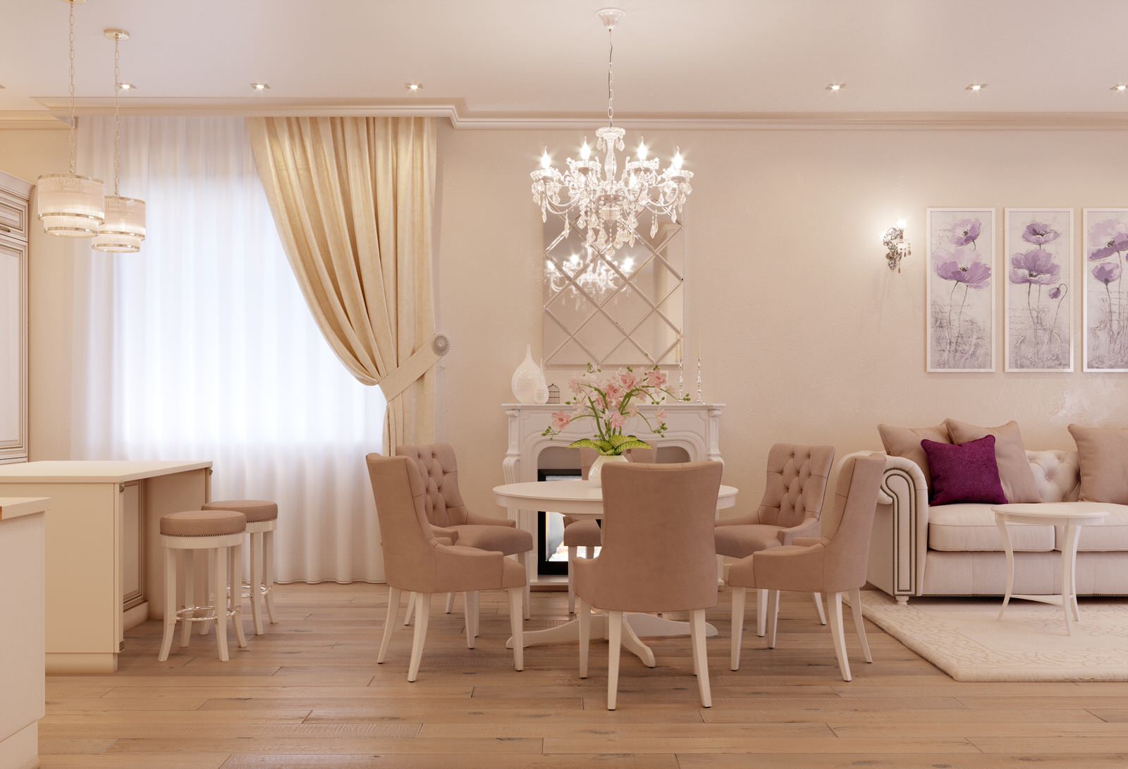 Дизайн проект дома в современном классическом стиле