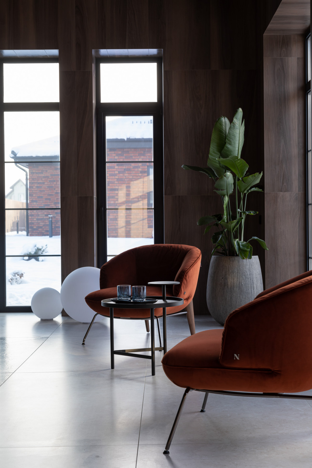 Реализованный проект банного комплекса на территории частного дома