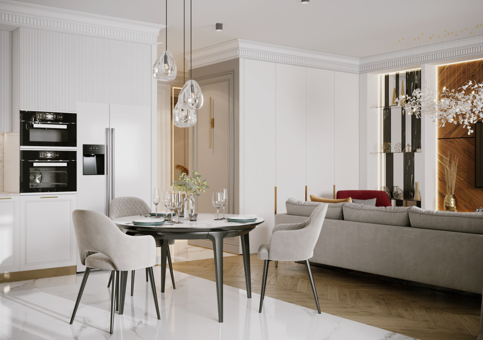 Проект 3х комнатной квартиры в жк "Ты и я" г. Москва