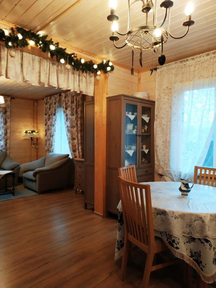 Загородный дом с новогодним настроением