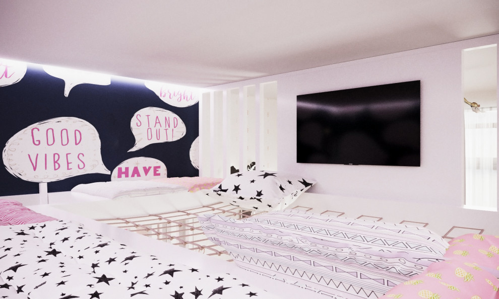 Интерьер квартиры для молодой семьи с тремя детьми