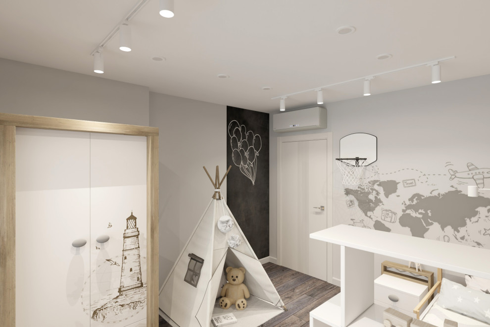 Двухкомнатная квартира 60 м2 в современном стиле в ЖК "Дмитровский Парк"