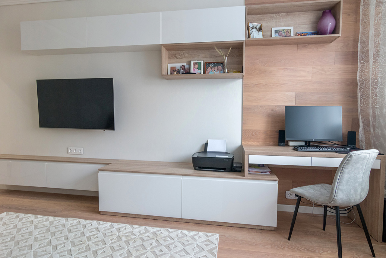 Дизайн четырехкомнатной квартиры в ЖК "Лучи".