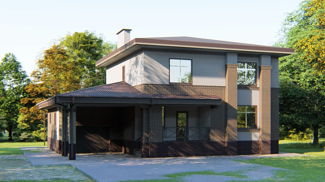 Архитектурные проекты коттеджей, ландшафтный дизайн