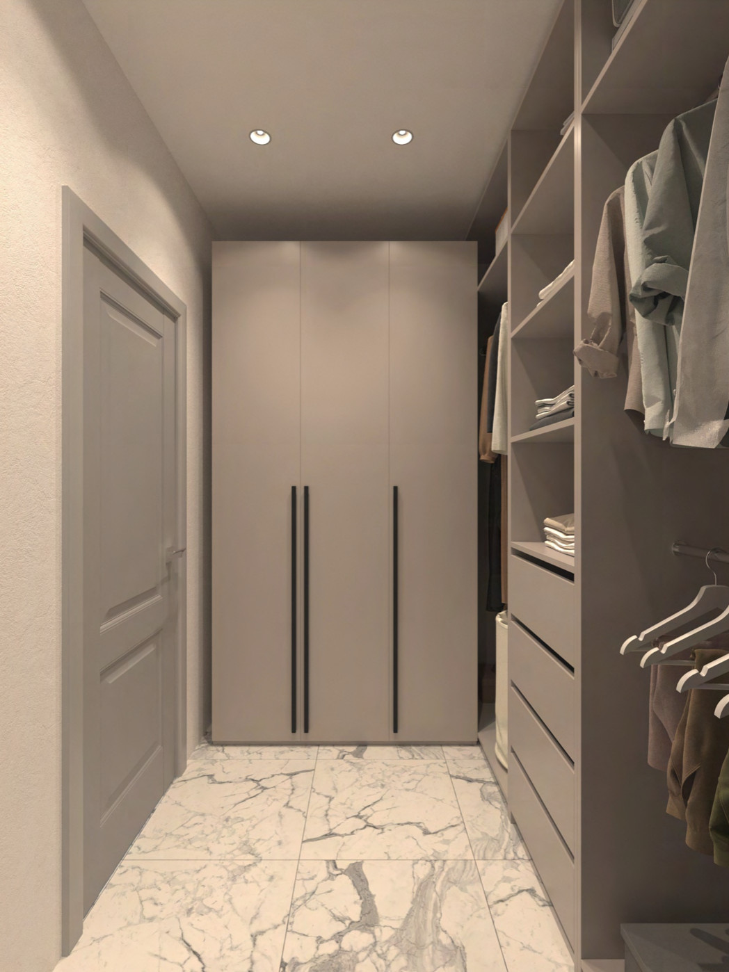 Дизайн проект ЖК Серебряный Фонтан 78м2