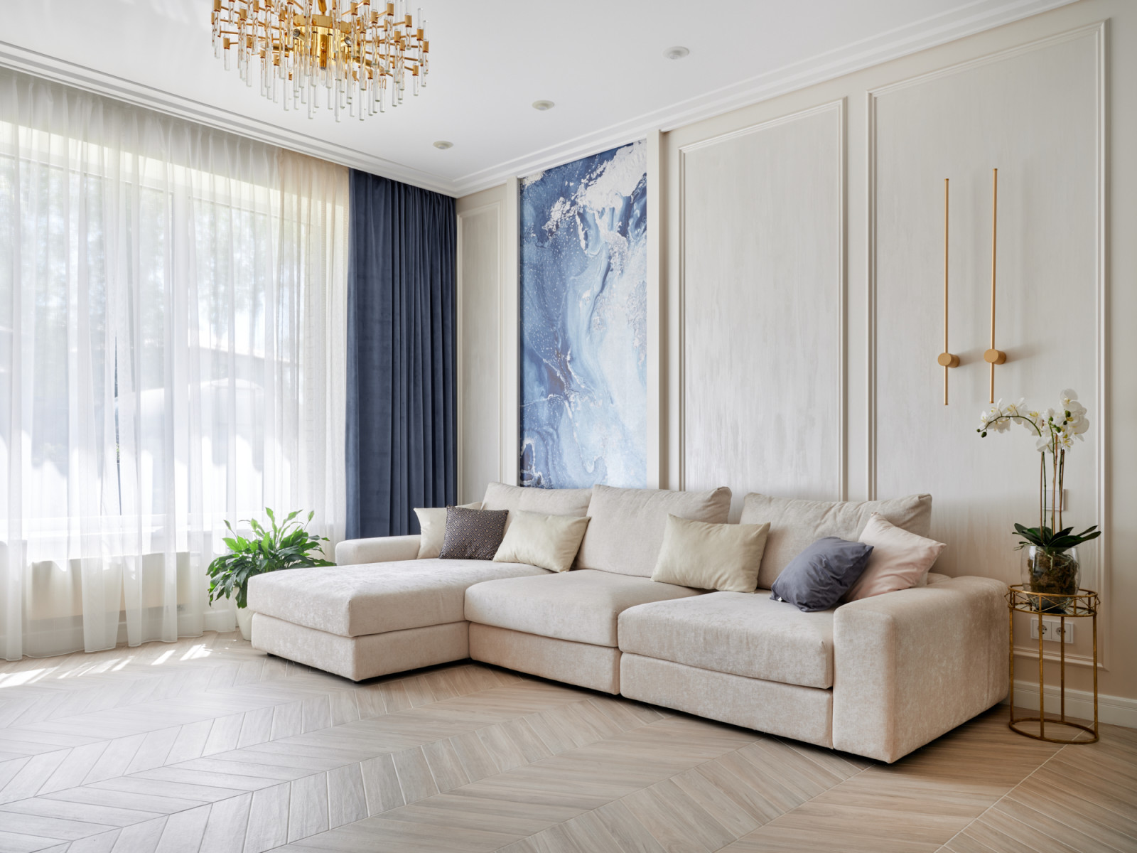 Дом 200м2 в современной классике