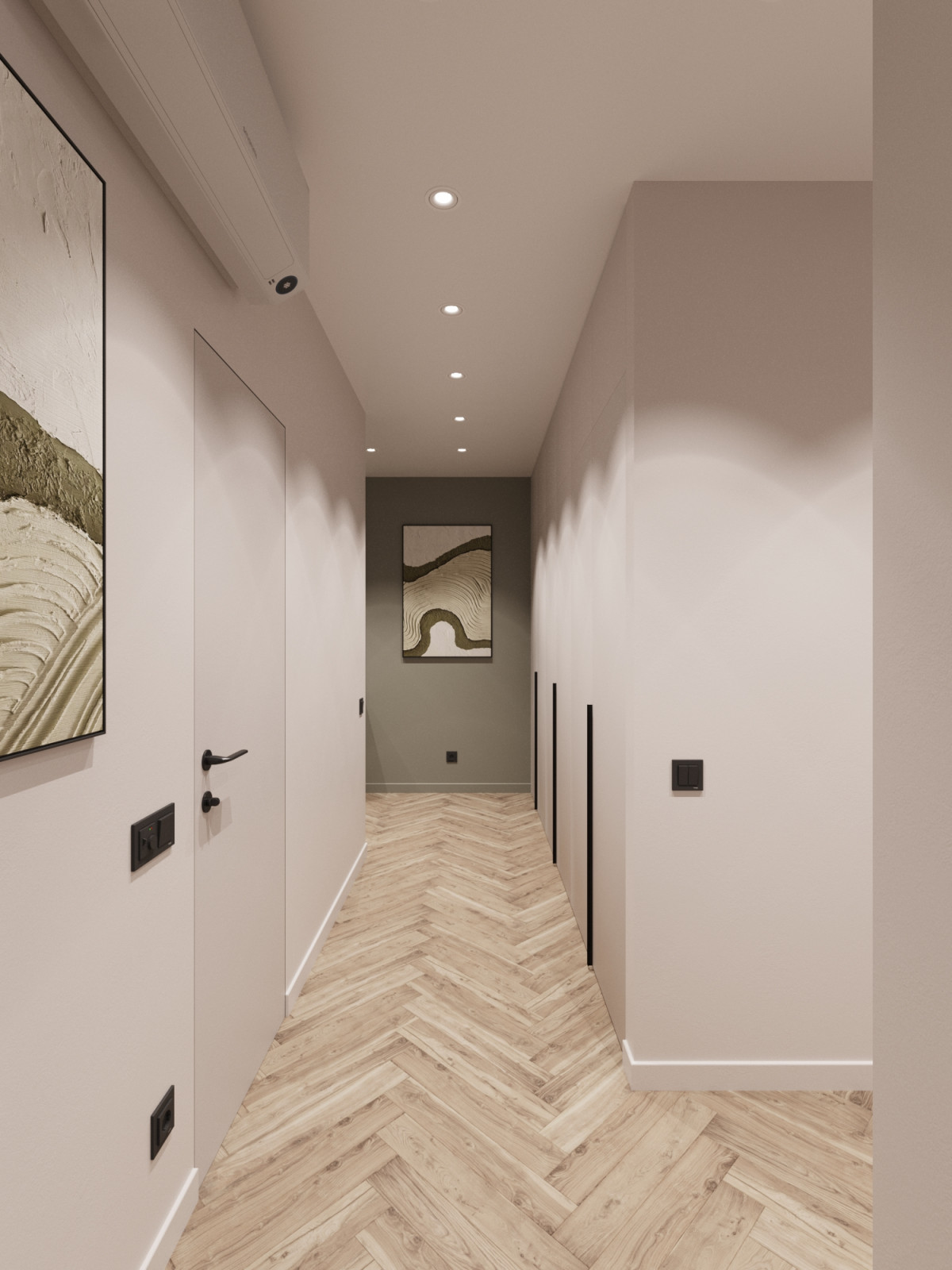 Дизайн-проект - Евротрешка 66 м2 для молодой многодетной семьи