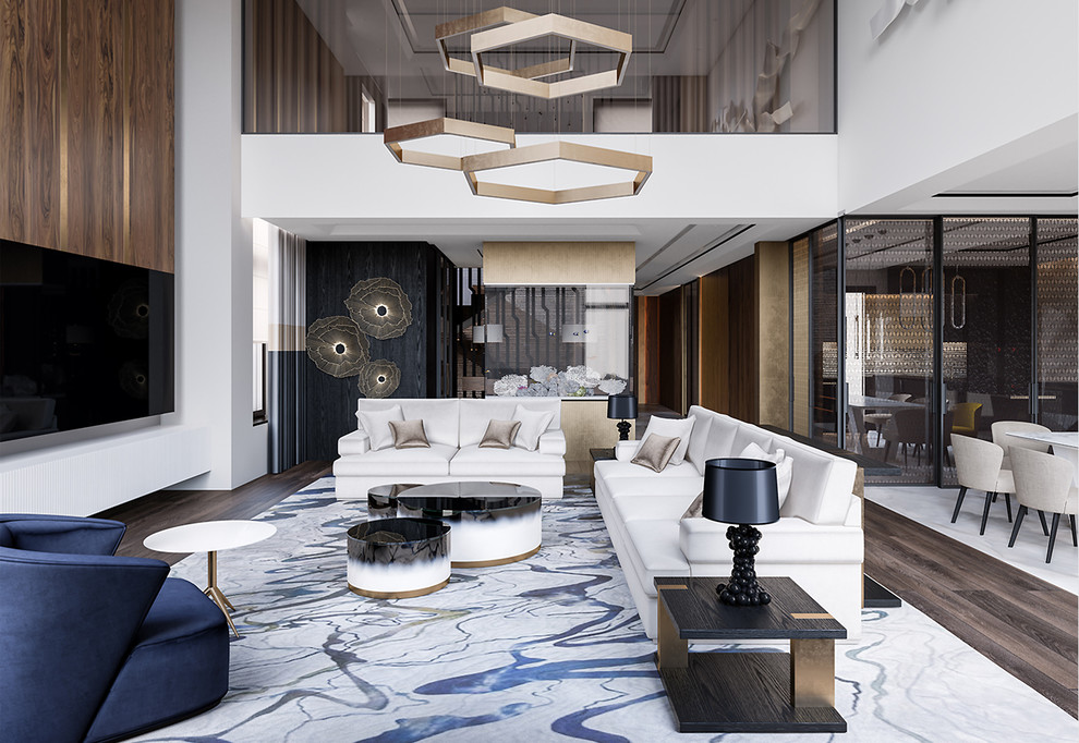 Интерьер загородного дома в ЖК "Южные Горки"