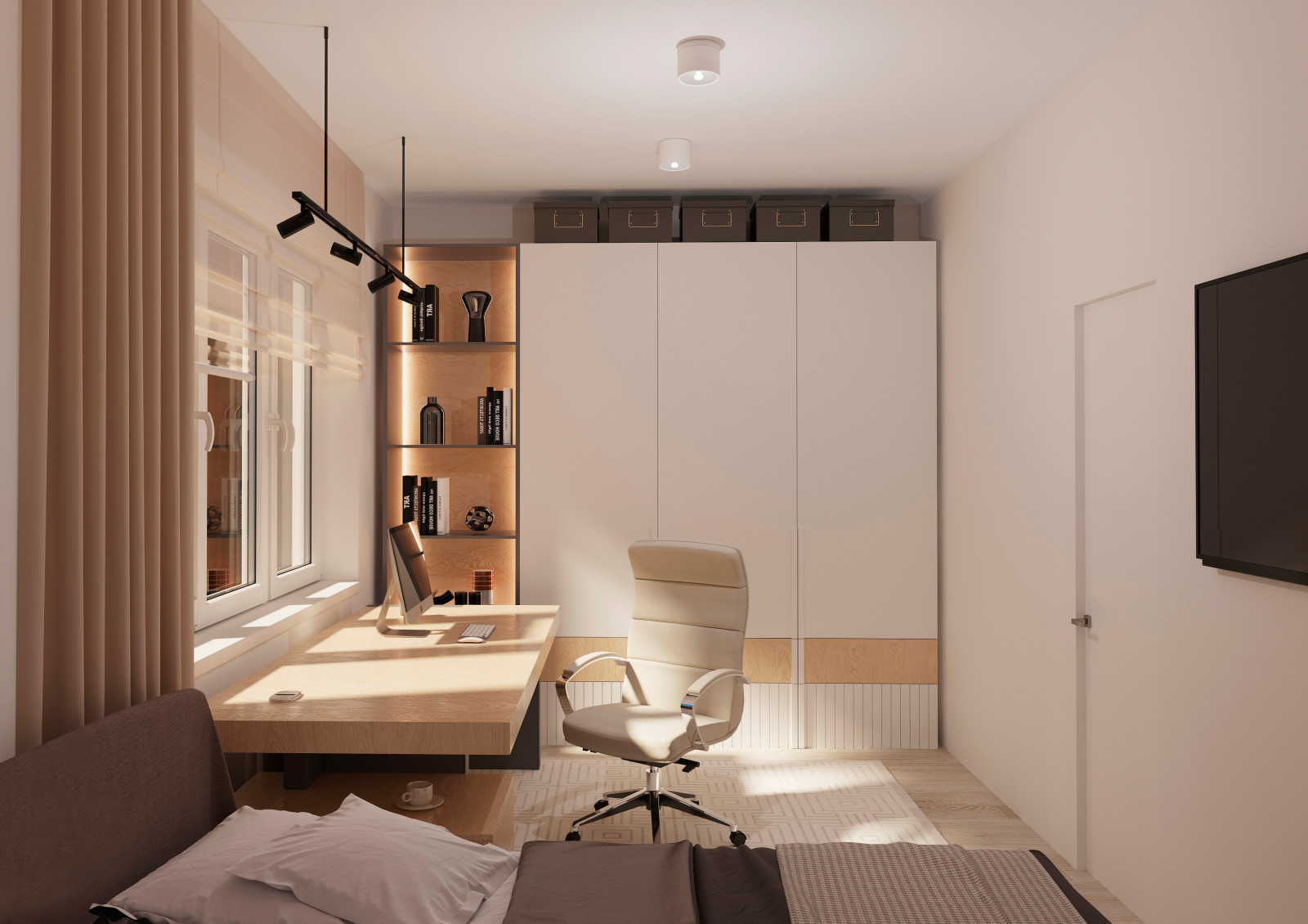 Siebenzimmerwohnung in Berlin, im skandinavischen Stil.