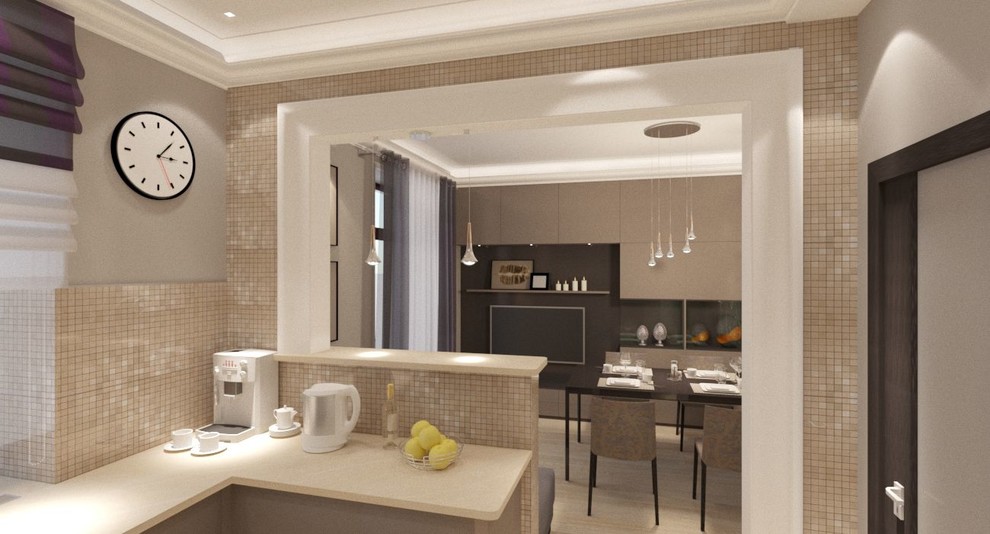 Квартира в современном стиле. 2017.