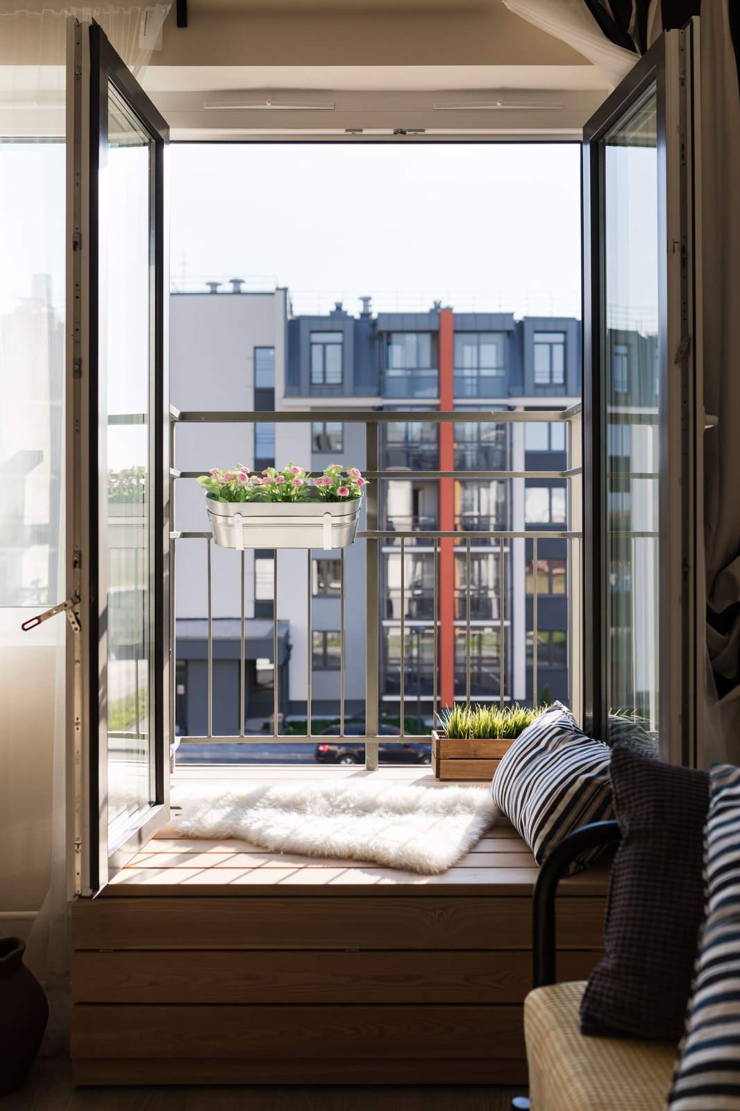 Смарти-балкон в студии ЖК "INKERI" 23,84 м2