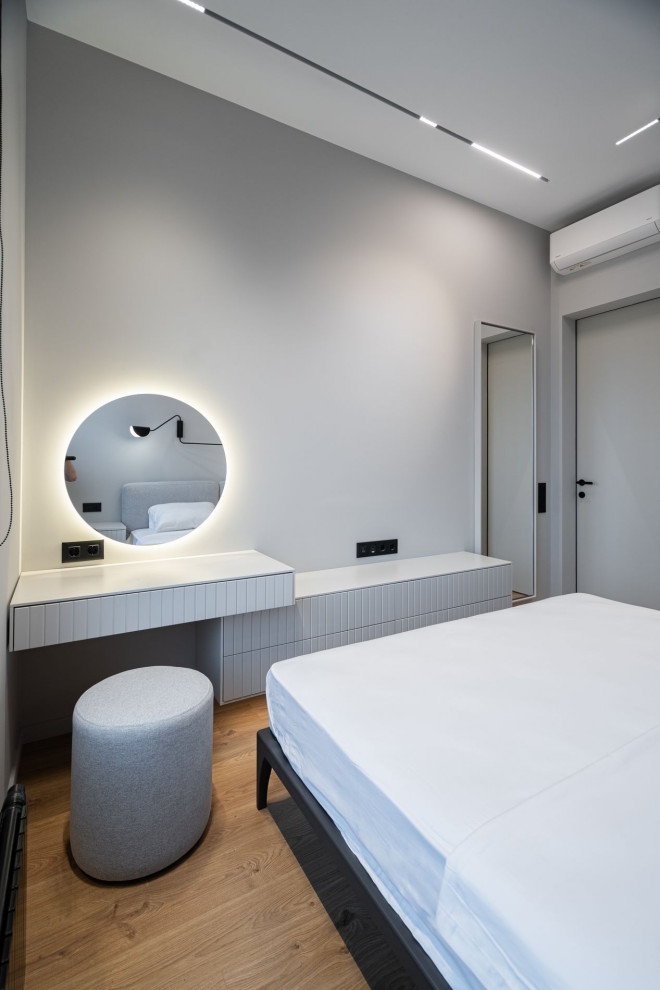 Серый минимализм | 58 кв.м.