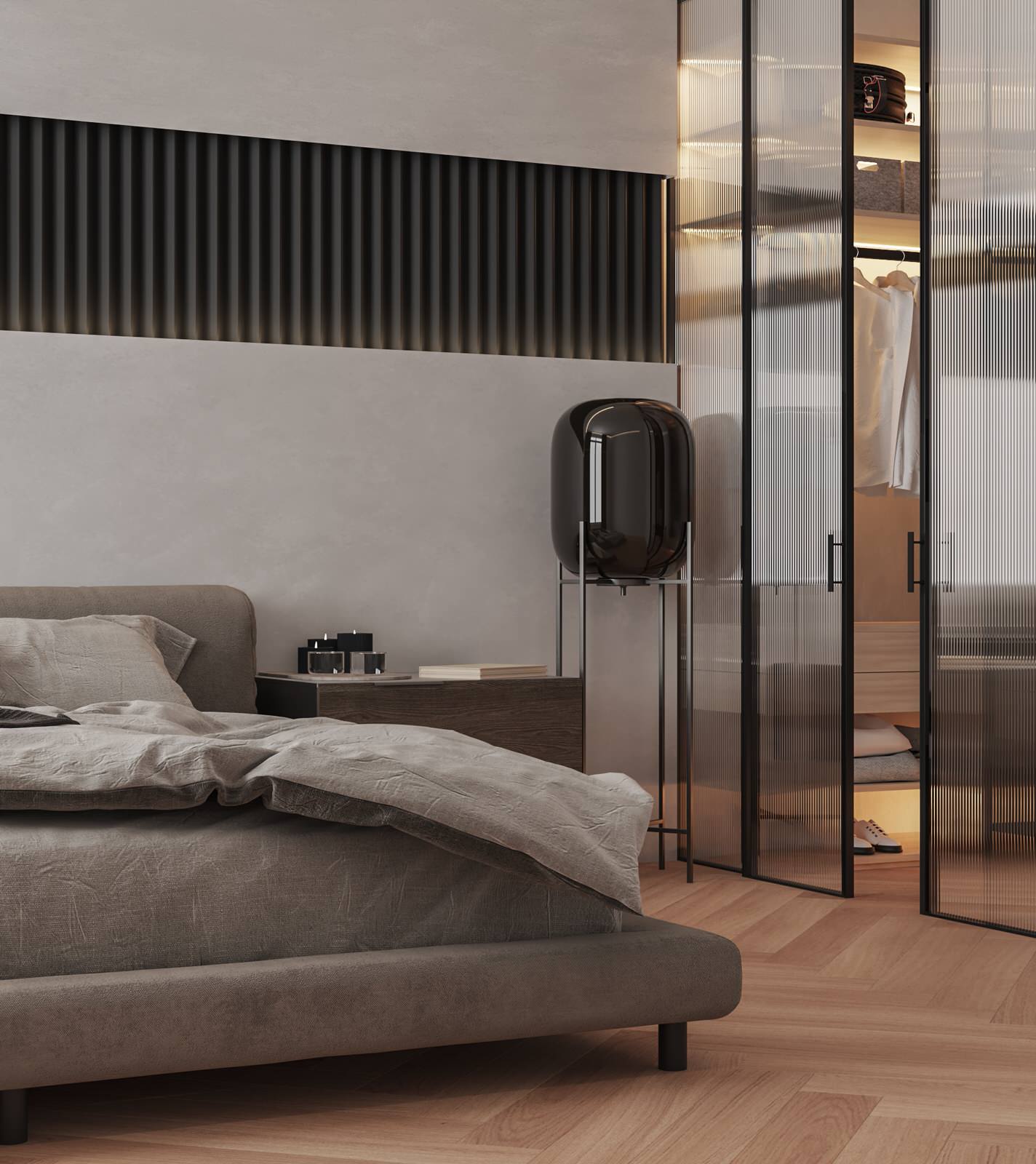 Проект спальни ЖК Nova Park