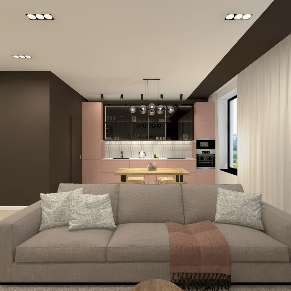 Обложка проекта: Квартира "ЭКОLIFE" 130 кв.м.