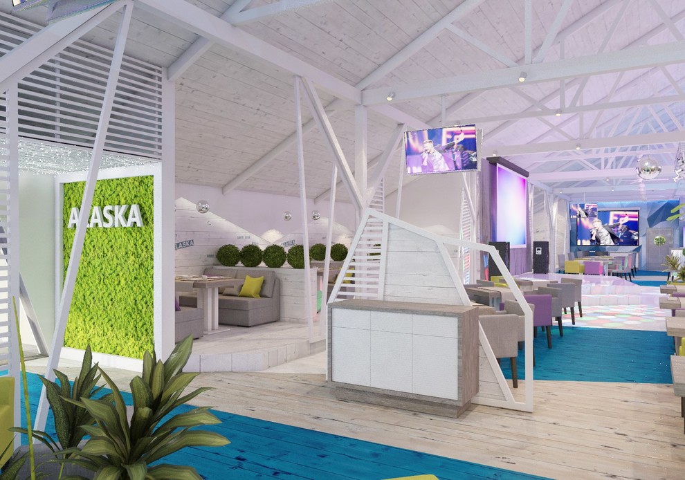 Дизайн-проект интерьера ресторана 800 м2