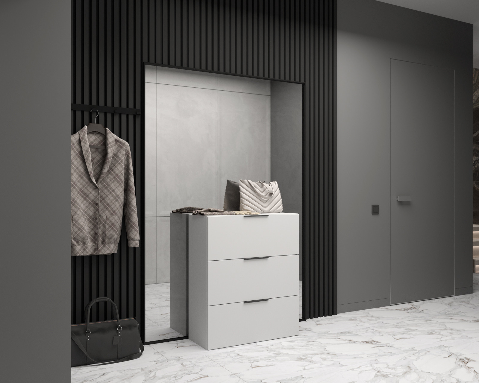 Праект дизайна интерьера таунхауса в Мегаполис - Сити